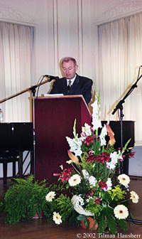 Minister of Interior of Bavaria Dr. Gunther Beckstein